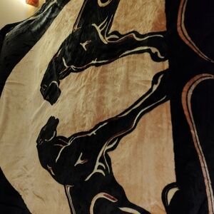 Black and Tan Panther Blanket